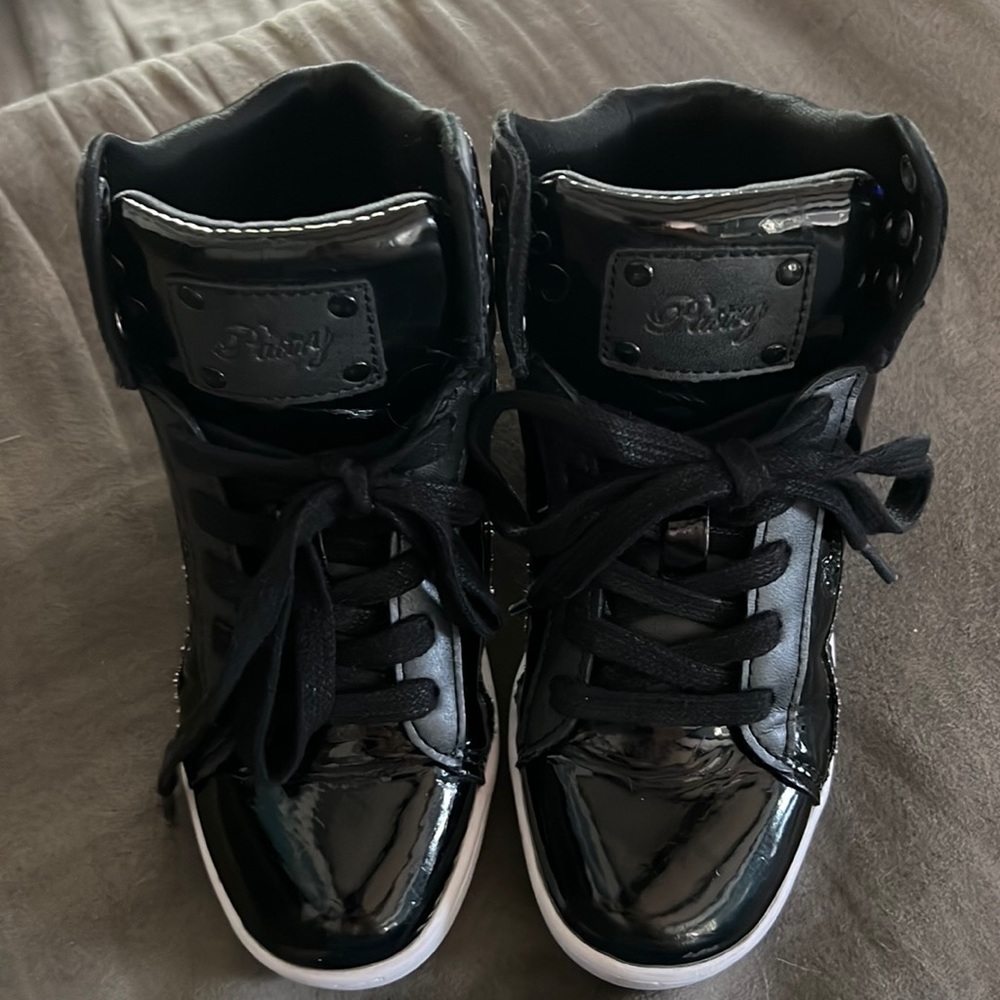 Pastry high tops hip hop shoes dance black size 2m